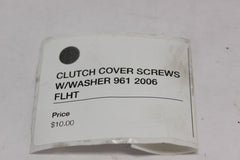 CLUTCH COVER SCREWS W/WASHER 961 2006 FLHT Harley Davidson Electraglide