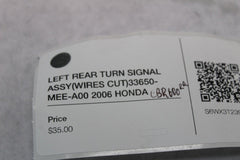 LEFT REAR TURN SIGNAL ASSY(WIRES CUT) 33650-MEE-A00 2006 HONDA CBR600RR