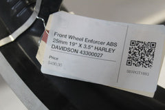 Front Wheel Enforcer ABS 25mm 19" X 3.5" HARLEY DAVIDSON 43300027