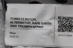 T1300113 ROTOR, ALTERNATOR, RARE EARTH 2005 TRIUMPH SPRINT