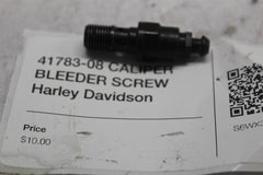 41783-08 CALIPER BLEEDER SCREW Harley Davidson