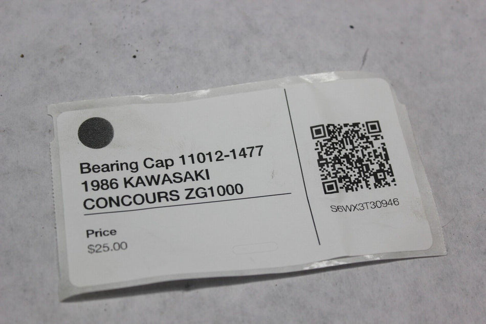 Bearing Cap 11012-1477 1986 KAWASAKI CONCOURS ZG1000