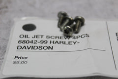 OIL JET SCREW 4PCS 68042-99 HARLEY-DAVIDSON