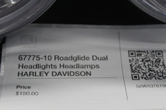 67775-10 Roadglide Dual Headlights Headlamps HARLEY DAVIDSON