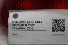 TAIL LAMP LENS ONLY 23025-1308  2002 KAWASAKI ZX-6