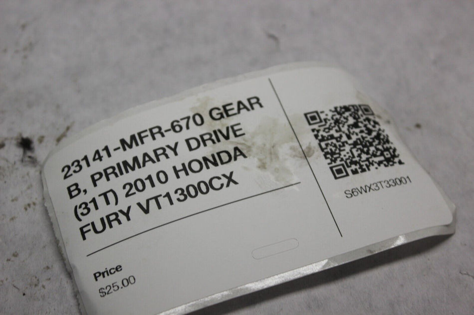 23141-MFR-670 GEAR B, PRIMARY DRIVE (31T) 2010 HONDA FURY VT1300CX