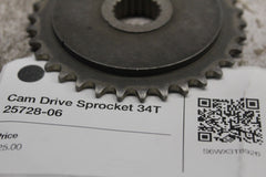 Cam Drive Sprocket 34T Harley Davidson 25728-06