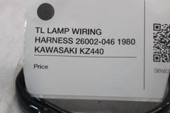 TL LAMP WIRING HARNESS 26002-046 1980 KAWASAKI KZ440