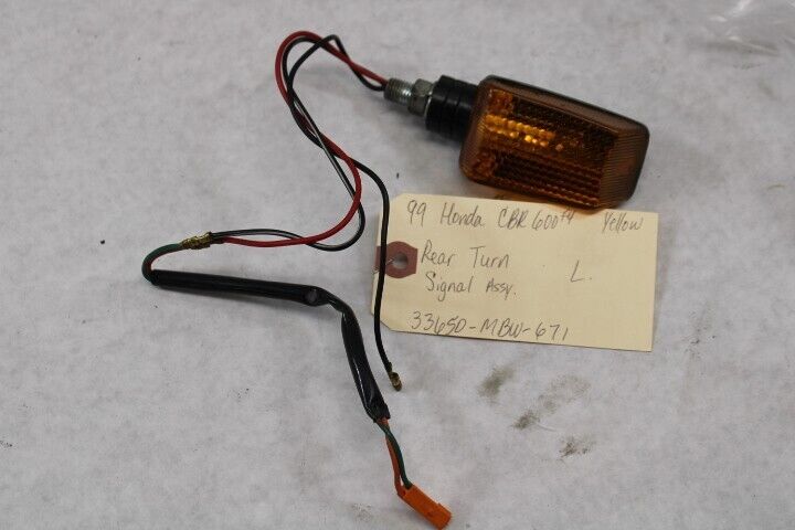 OEM Honda Motorcycle 1999 CBR600F4 Rear Turn Signal Assy. Left 33650-MBW-671