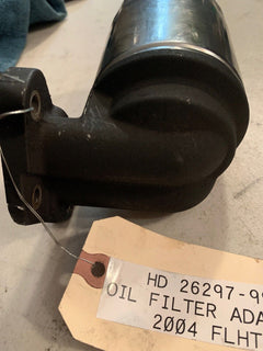 OEM Harley 26297-99 Twin Cam Oil Filter Adapter 2004 Electraglide