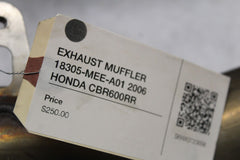 EXHAUST MUFFLER 18305-MEE-A01 2006 HONDA CBR600RR