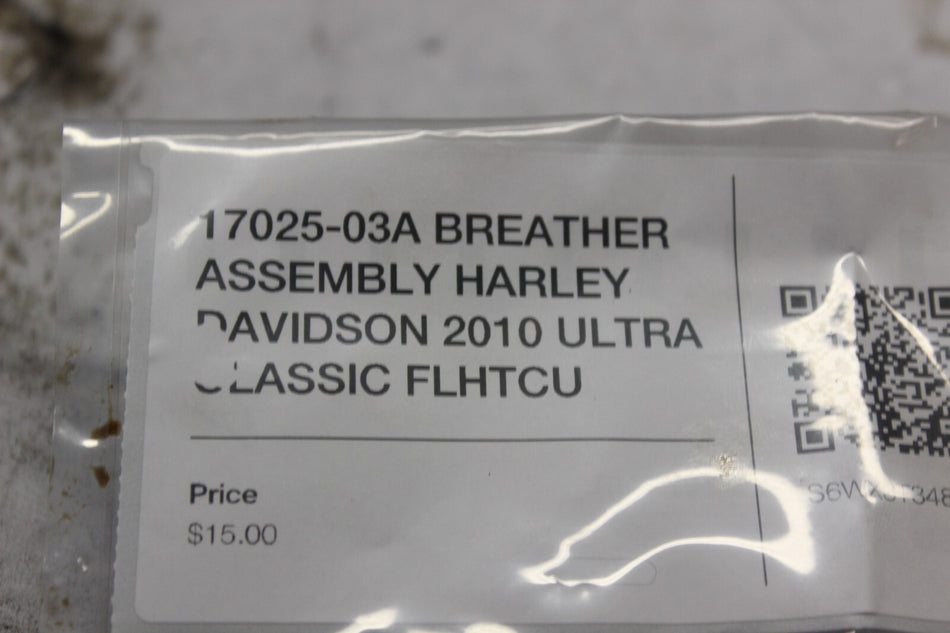 17025-03A BREATHER ASSEMBLY HARLEY DAVIDSON 2010 ULTRA CLASSIC FLHTCU
