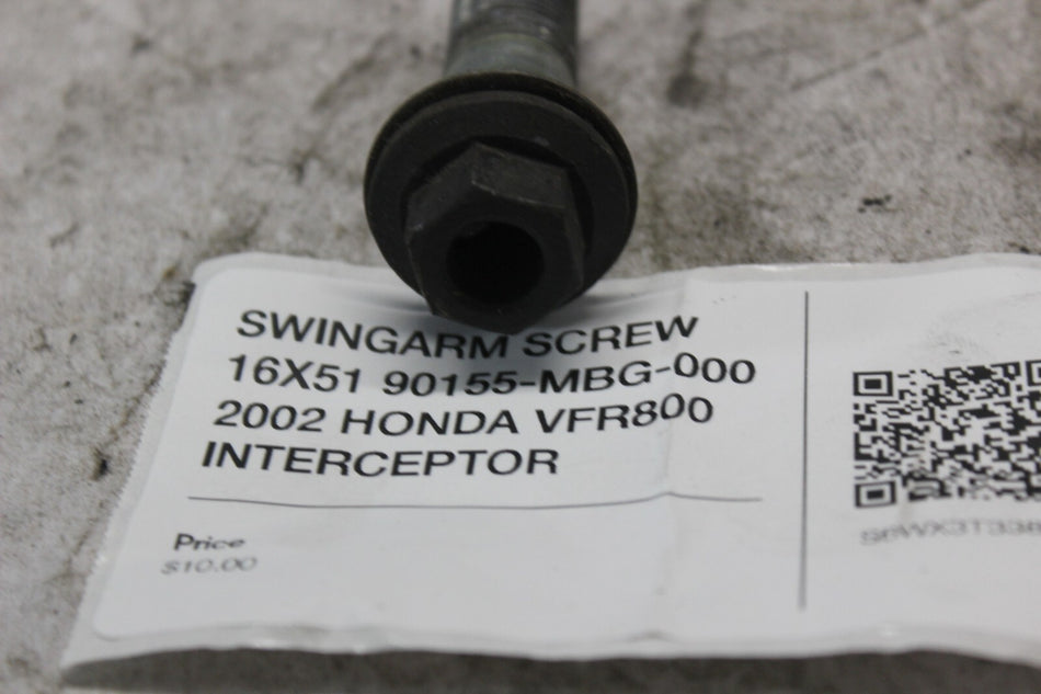 SWINGARM SCREW 16X51 90155-MBG-000 2002 HONDA VFR800 INTERCEPTOR
