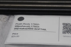 Push-Rods 17922-99 (exhaust),17923-99 (intake) 2005 SOFTAIL DELUXE FLSTNI