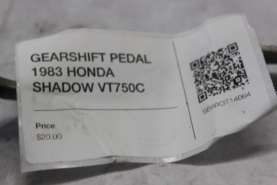 24700-ME9-670 GEARSHIFT PEDAL 1983 HONDA SHADOW VT750C