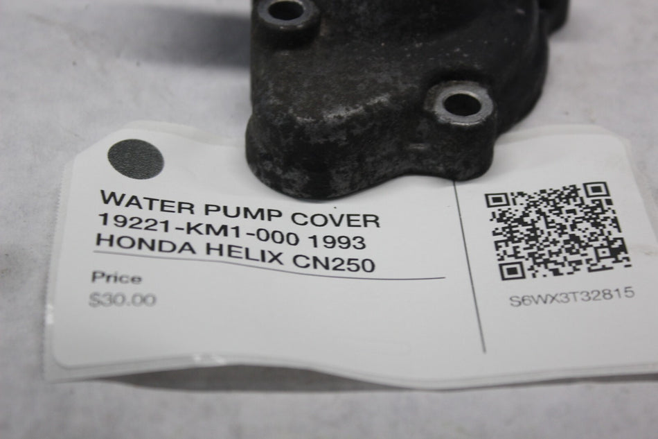 WATER PUMP COVER 19221-KM1-000 1993 HONDA HELIX CN250