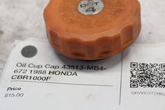 Oil Cup Cap 43513-MB4-672 1988 HONDA CBR1000F