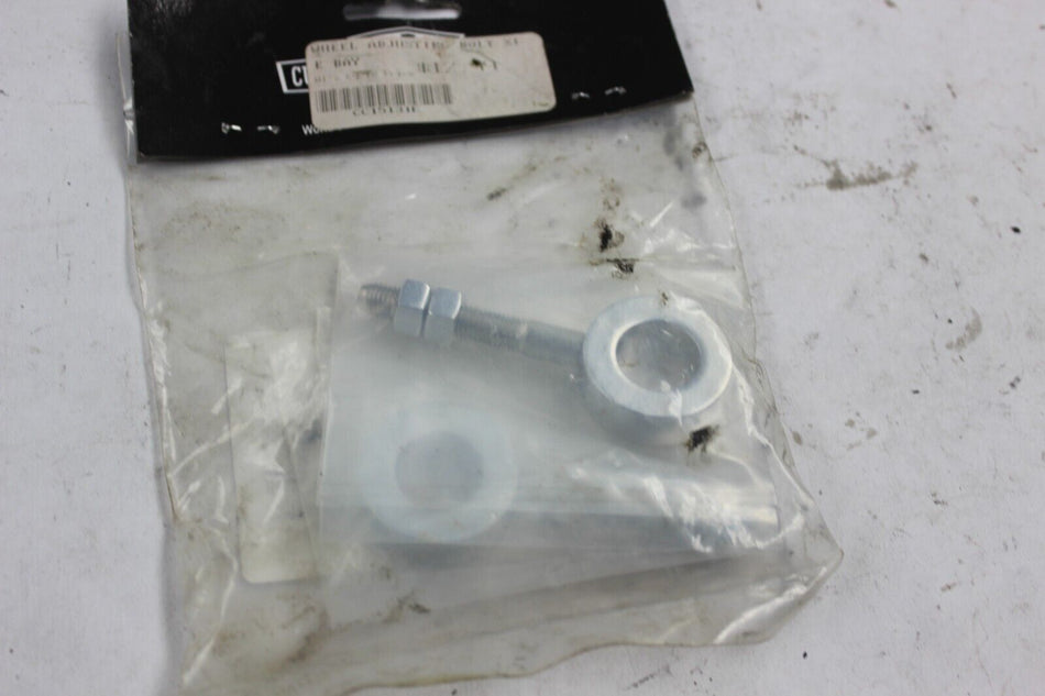 15131 CUSTOM CHROME CHROME REAR WHEEL ADJUSTERS HARLEY DAVIDSON