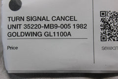 TURN SIGNAL CANCEL UNIT 35220-MB9-005 1982 GOLDWING GL1100A