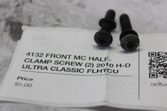 4132 FRONT MC HALF-CLAMP SCREW (2) 2010 H-D ULTRA CLASSIC FLHTCU
