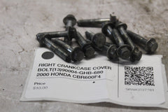 RIGHT CRANKCASE COVER BOLT (13) 90004-GHB-680  2000 HONDA CBR600F4