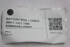 BATTERY POS + CABLE 26011-1621 1996 KAWASAKI VN800