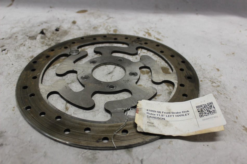 41809-08 Front Brake Disk Rotor 11.8" LEFT HARLEY DAVIDSON