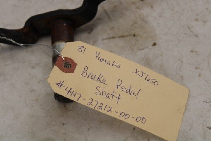 OEM Yamaha Motorcycle 1981 XJ650 Brake Pedal Shaft 4H7-27212-00-00
