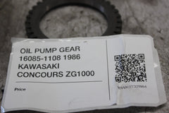 OIL PUMP GEAR 16085-1108 1986 KAWASAKI CONCOURS ZG1000