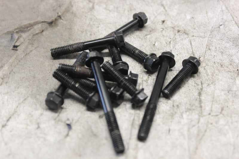 CLUTCH COVER BOLTS 12PCS 132W0625 132W0640 132W0655 1986 KAWASAKI CONCOURS ZG100
