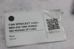 CAM SPROCKET 14321-MB4-830 1986 HONDA V65 MAGNA VF1100C