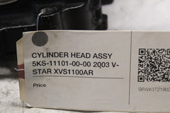 CYLINDER HEAD ASSY 5KS-11101-00-00 2003 V-STAR XVS1100AR