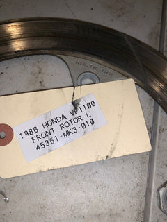 OEM Honda LEFT Rotor 1986 VF1100 Magna