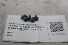 TIMING POINTS COVER SCREW (5) 68042-99 2001 H-D SOFTAIL DUECE FXSTD