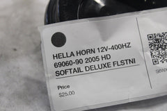 HELLA HORN 12V-400HZ 69060-90 2005 HD SOFTAIL DELUXE FLSTNI