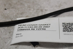 HEAD COVER GASKET 2C0-11193-00-00 2007 YAMAHA R6 YZFR6