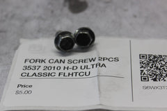 FORK CAN SCREW 2PCS 3537 2010 H-D ULTRA CLASSIC FLHTCU