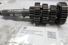 MAIN AXLE W/GEARS 5EL-17411-00-00 2001 XVS1100A VSTAR CLASSIC