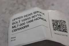 UPPER REAR SHOCK BOLT 10X55 90110-ML7-000 1998 HONDA CBR900RR