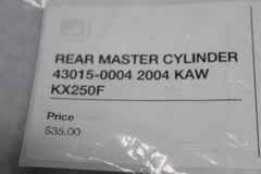 REAR MASTER CYLINDER 43015-0004 2004 KAW KX250F