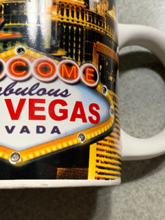 LED Las Vegas Nevada Coffee Mug 9 Colorful Lights