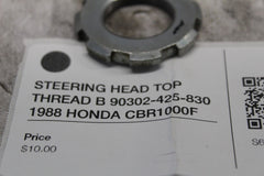 STEERING HEAD TOP THREAD B 90302-425-830 1988 HONDA CBR1000F