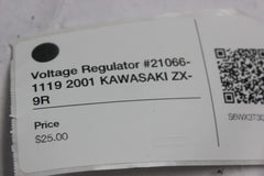 Voltage Regulator #21066-1119 2001 KAWASAKI ZX-9R