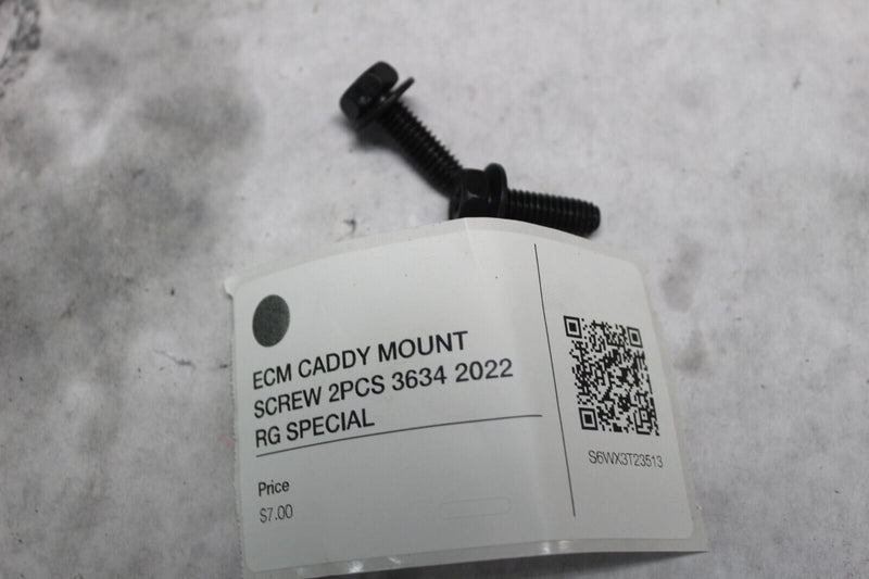 ECM CADDY MOUNT SCREW 2PCS 3634 2022 HARLEY DAVIDSON ROADGLIDE