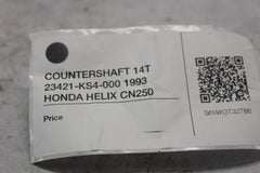 COUNTERSHAFT 14T 23421-KS4-000 1993 HONDA HELIX CN250