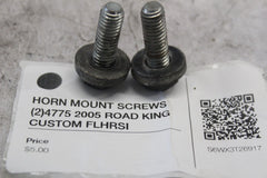 HORN MOUNT SCREWS (2)4775 2005 ROAD KING CUSTOM FLHRSI