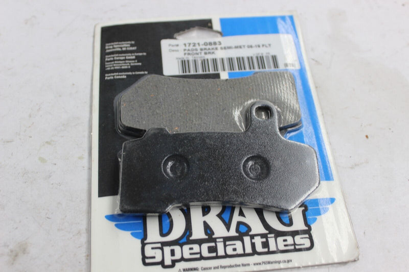 1721-0883 DRAG SPECIALTIES  Semi-Metallic Brake Pads - Front/Rear