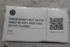 CRANKSHAFT NUT 90179-16662-00 2001 XVS1100A VSTAR CLASSIC