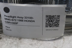 Headlight Assy 33100-MM5-672 1988 HONDA CBR1000F