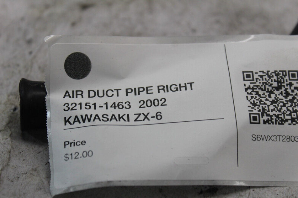 AIR DUCT PIPE RIGHT 32151-1463  2002 KAWASAKI ZX-6